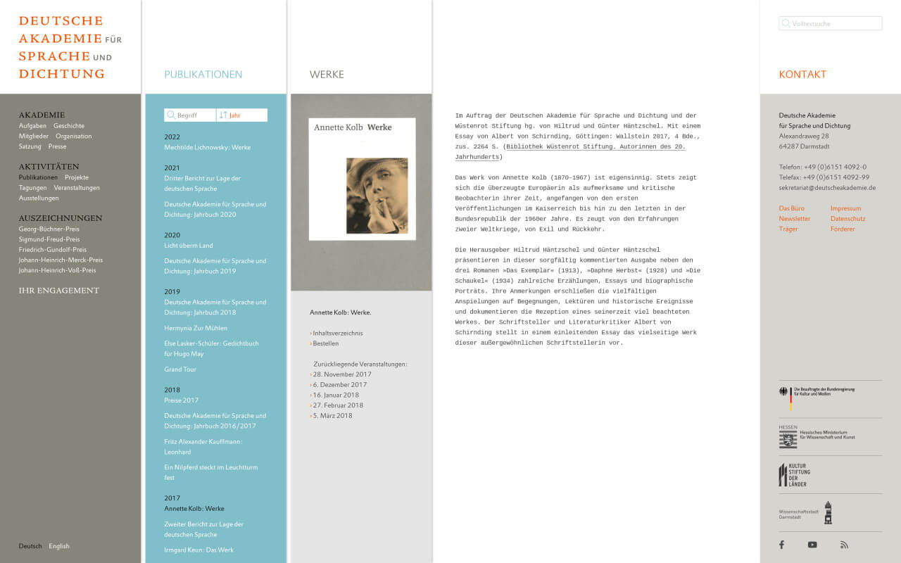 Deutsche Akademie für Sprache und Dichtung: 2023 Publikation