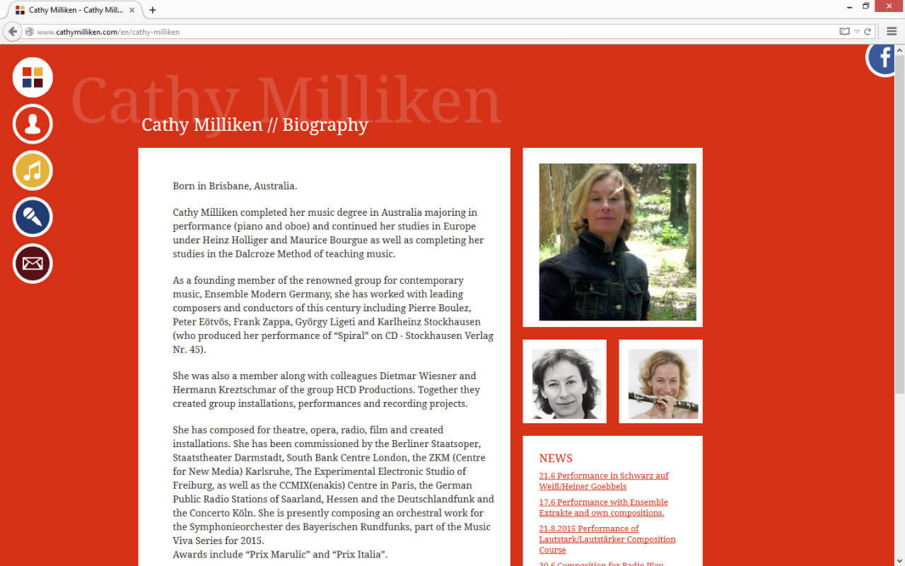 Cathy Milliken: Biografie