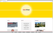 Elektro Ehinger GmbH: Webdesign / Elektro Ehinger / Landing Page 1