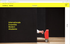 Internationale Ensemble Modern Akademie: Webdesign / IEMA / Über uns