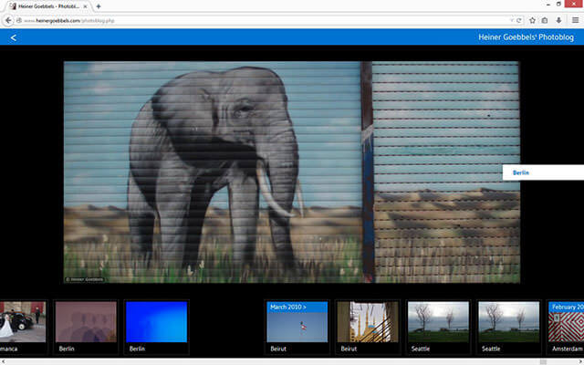 Screenshot Photoblog 1 (2014)