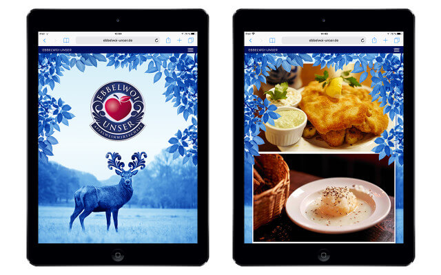 Screenshot Webdesign Ebbelwoi Unser / iPad Portrait
